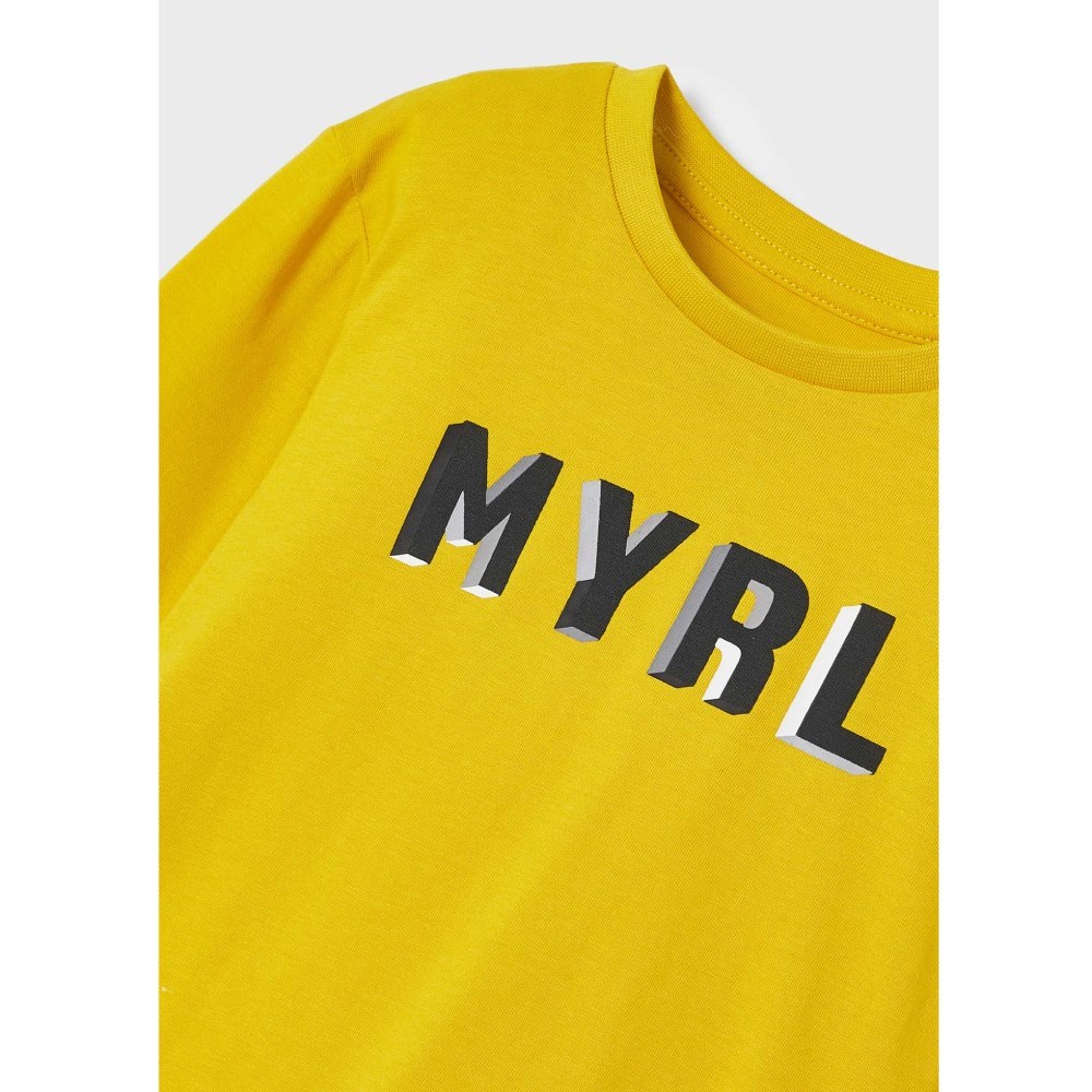 Mayoral Kışlık Erkek Uzun Kol T-shirt Sarı
