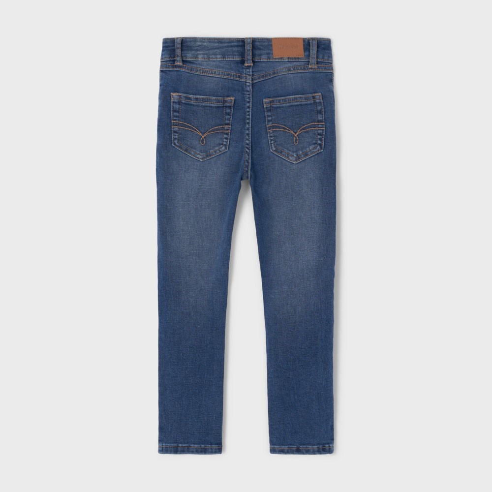 Mayoral Kışlık Kız Denim Tayt Pantolon Mavi