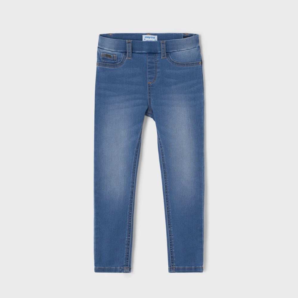Mayoral Kışlık Kız Denim Tayt Pantolon Mavi