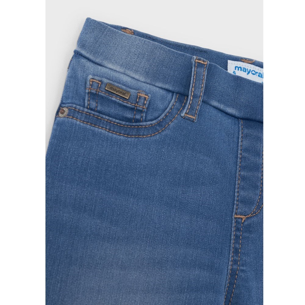 Mayoral Kışlık Kız Denim Tayt Pantolon Mavi