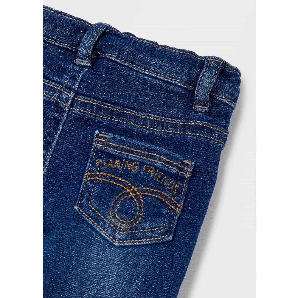 Mayoral Kışlık Erkek Bebek Denim Pantolon Koyu Mavi