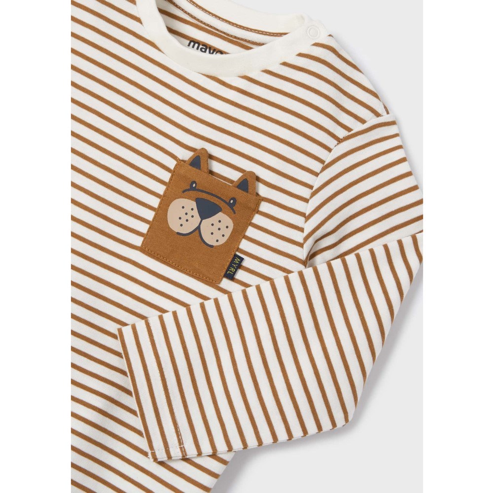 Mayoral Kışlık Erkek Bebek Uzun Kol T-shirt 2'li Set Yeşil