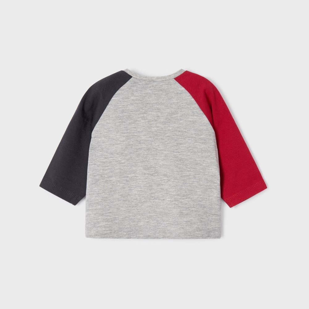 Mayoral Kışlık Erkek Bebek Uzun Kol S-shirt 2'li Set Kırmızı