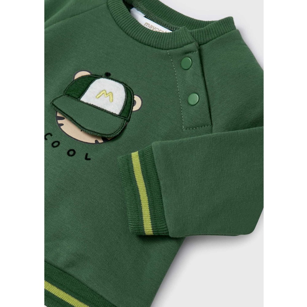 Mayoral Kışlık Erkek Bebek Uzun Kol S-shirt Yeşil