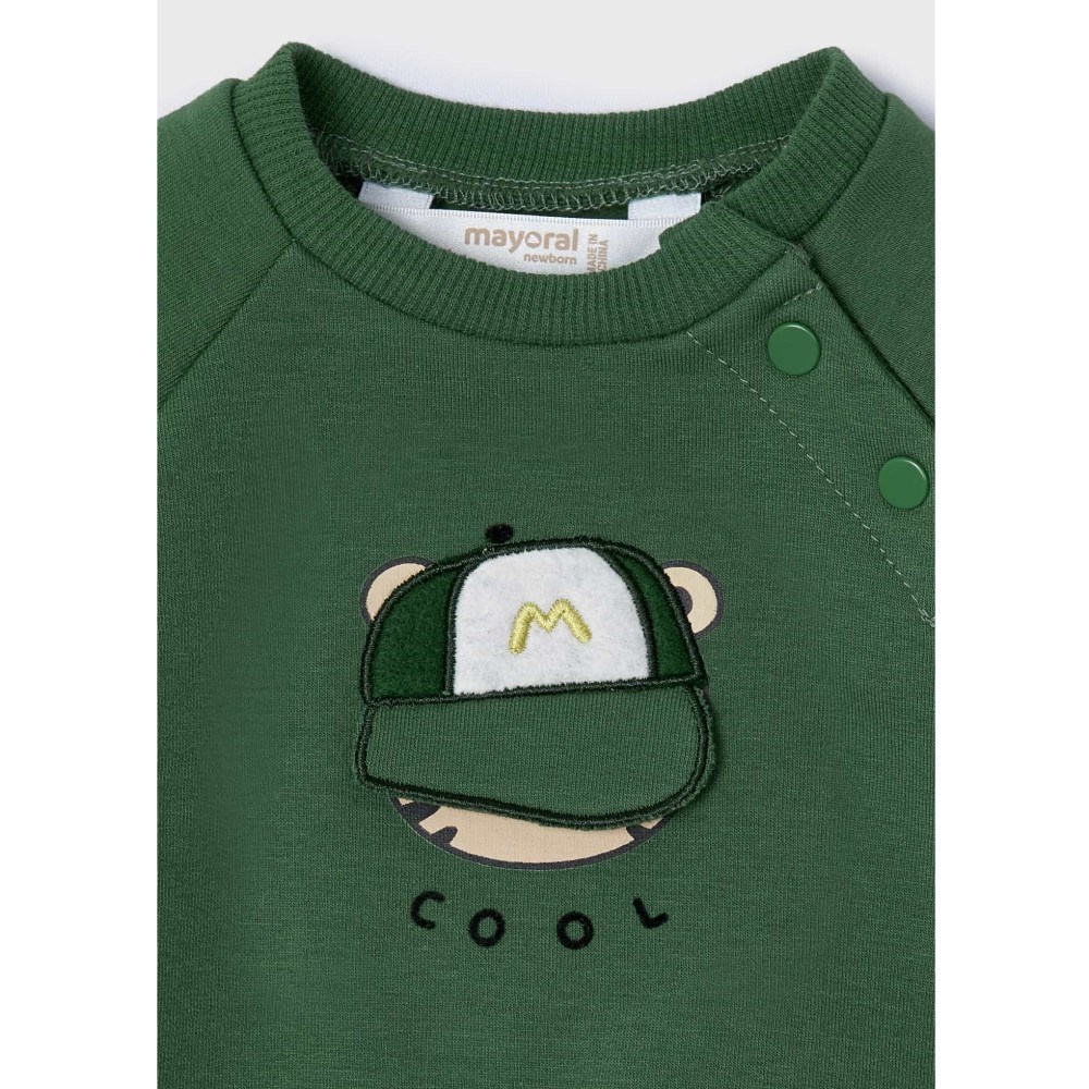Mayoral Kışlık Erkek Bebek Uzun Kol S-shirt Yeşil