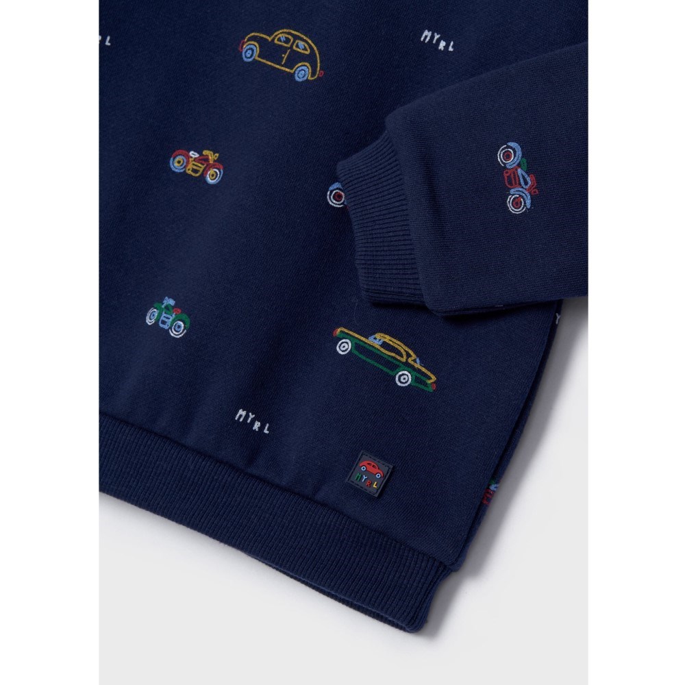 Mayoral Kışlık Erkek Bebek Uzun Kollu S-shirt Koyu Mavi