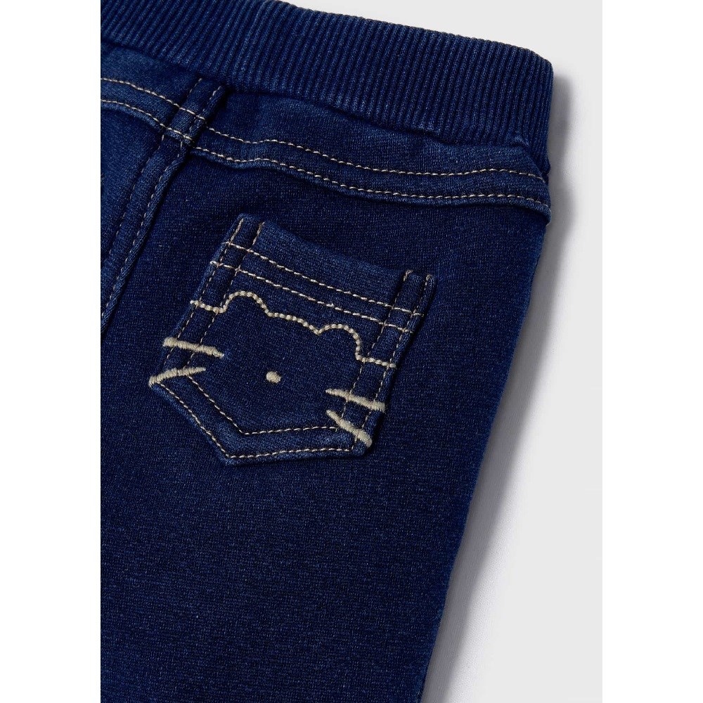 Mayoral Kışlık Erkek Bebek Denim Pantolon Koyu Mavi