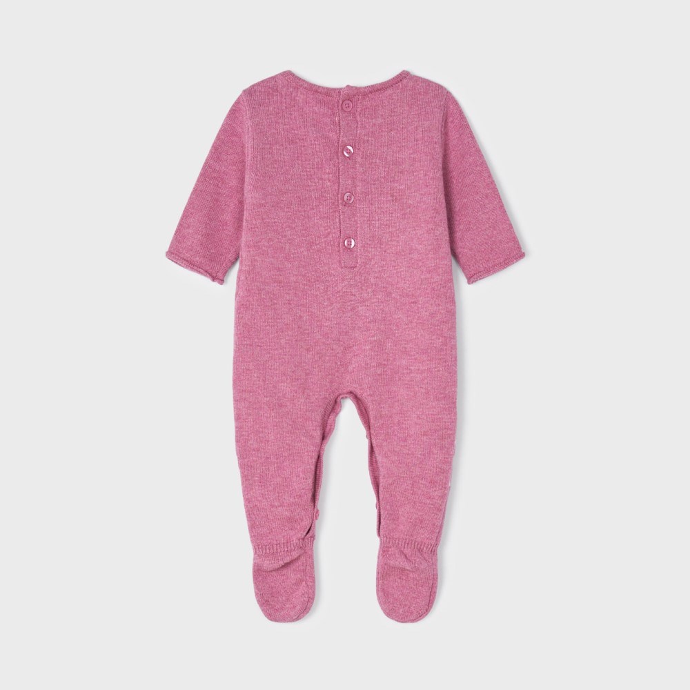 Mayoral Kışlık Kız Bebek Triko Patikli Tulum Pembe