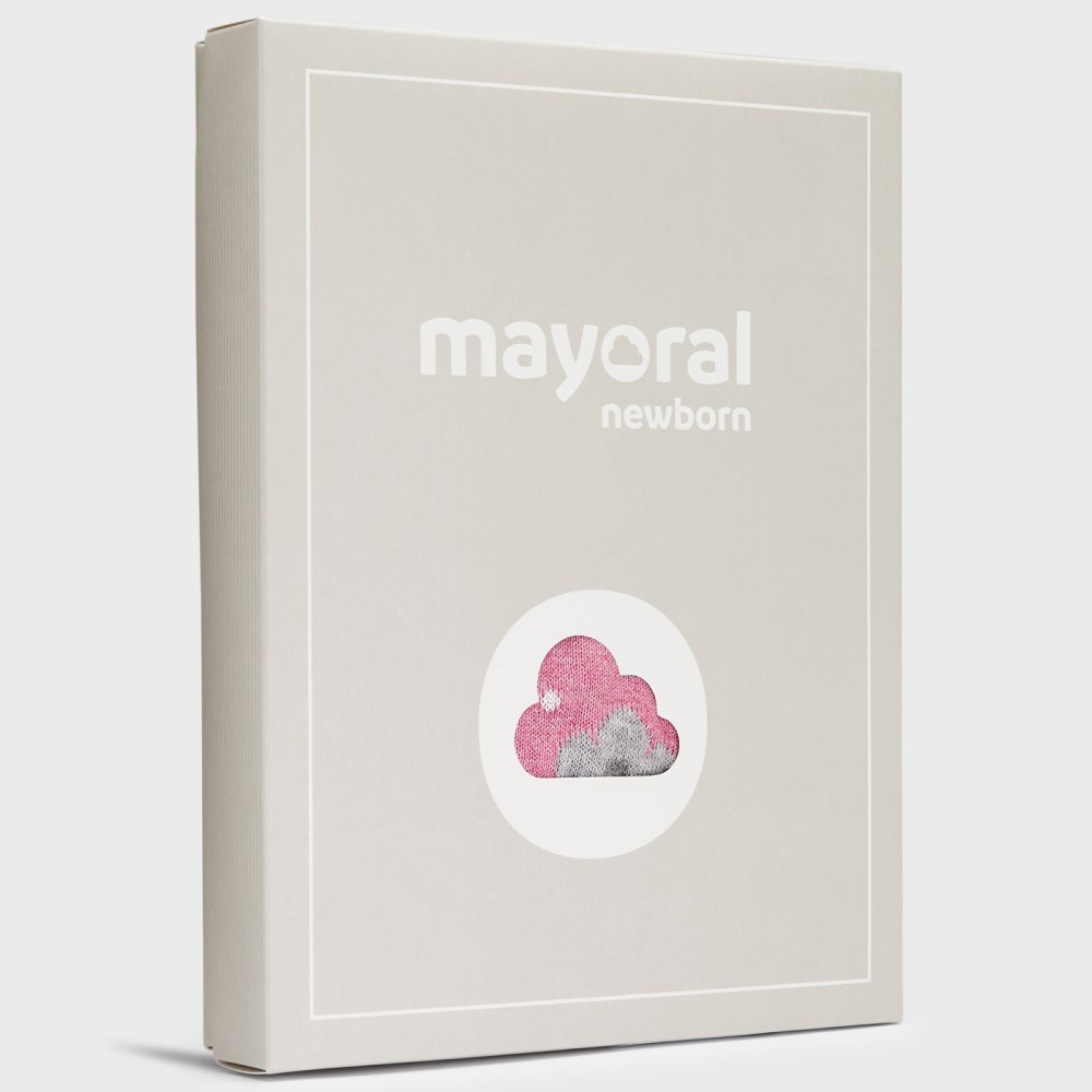 Mayoral Kışlık Kız Bebek Triko Patikli Tulum Pembe