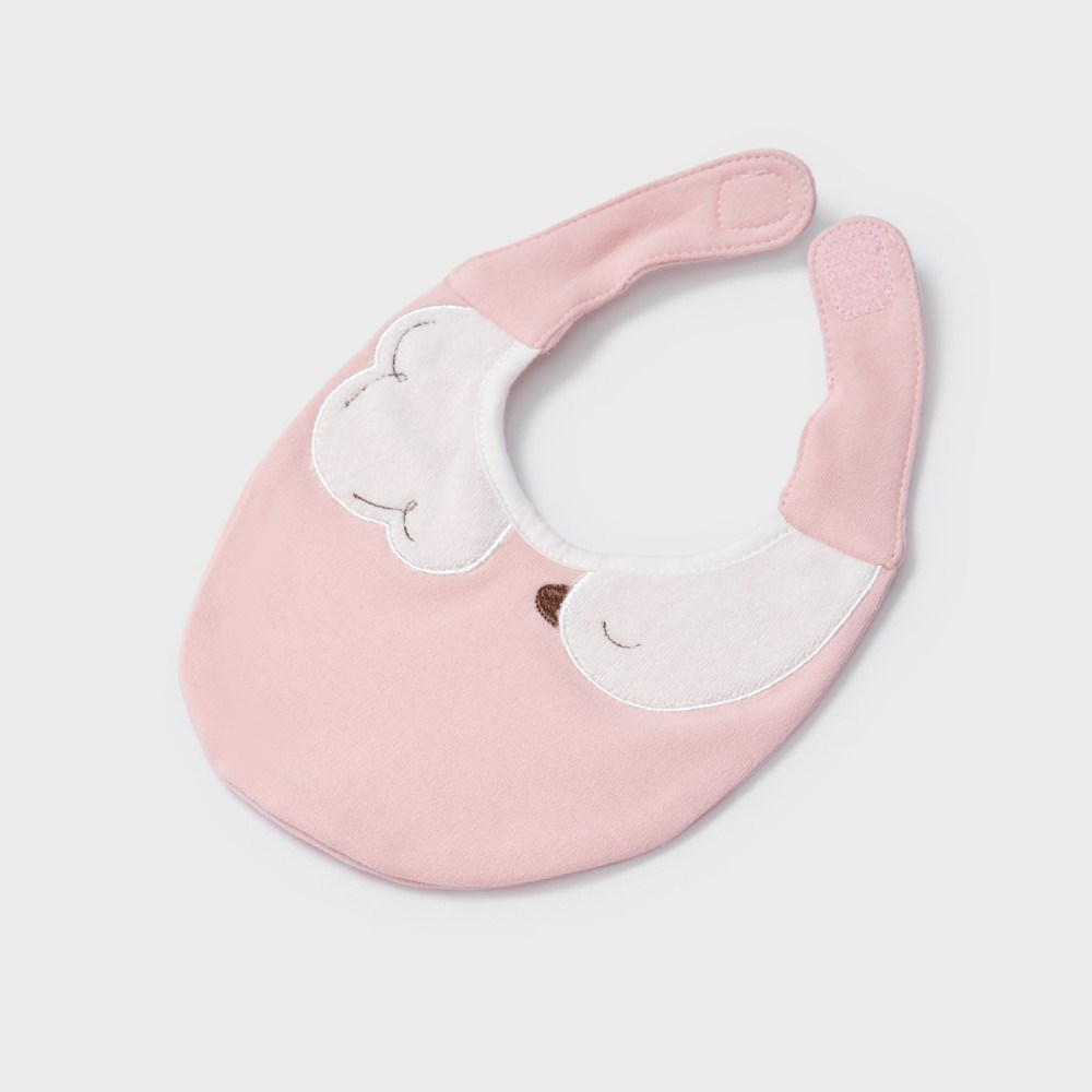Mayoral Kışlık Kız Bebek Uzun Patikli Tulum ve Önlük 3'lü Set Pembe