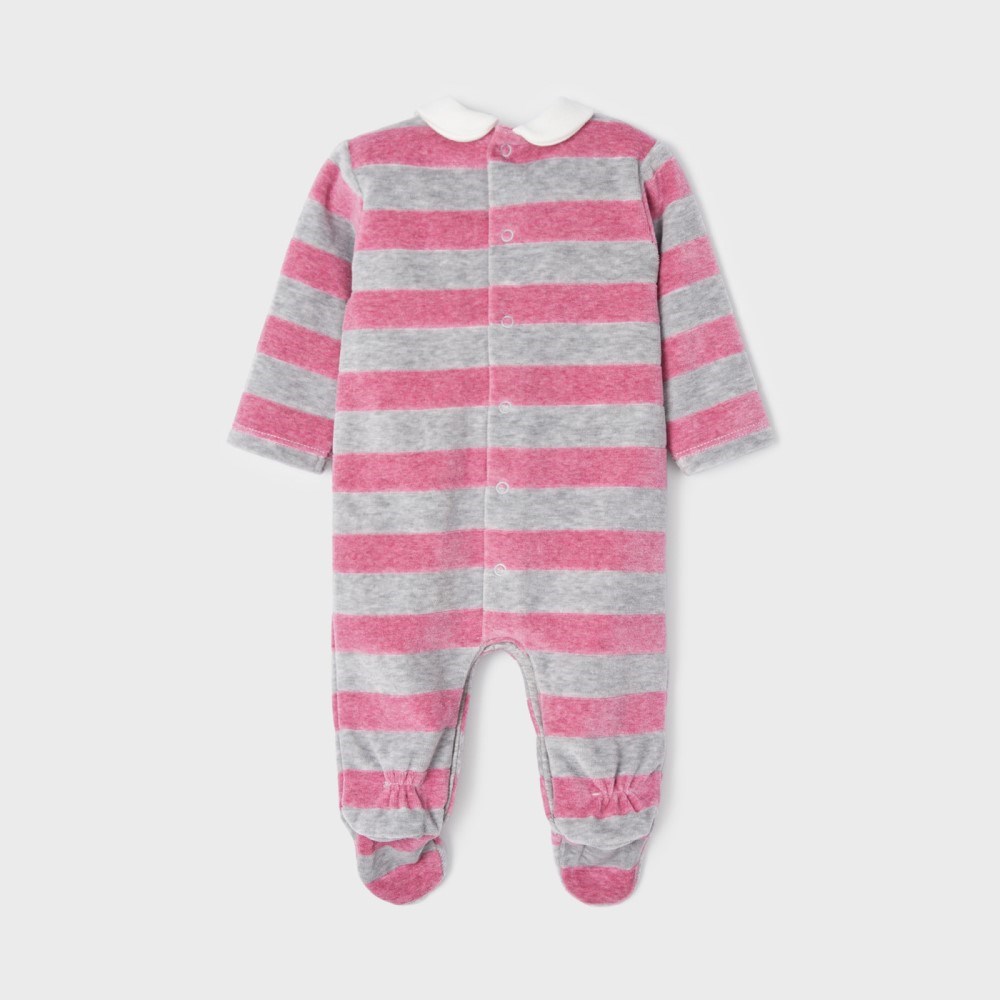 Mayoral Kışlık Kız Bebek Patikli Tulum 2'li Set Gri