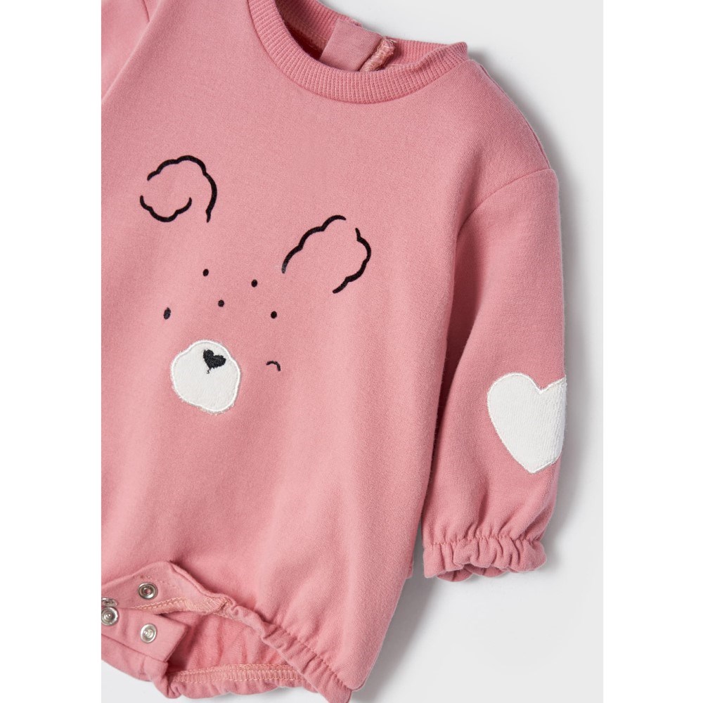 Mayoral Kışlık Kız Bebek Body Şapka ve Külotlu Çorap 3'lü Set Pembe