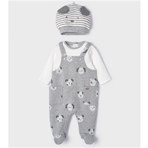 Mayoral Kışlık Erkek Bebek Bere Tulum Set