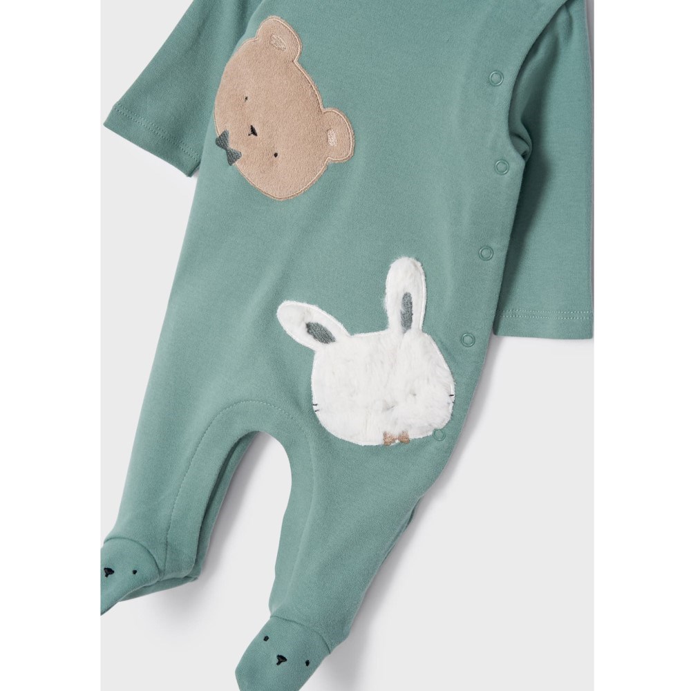 Mayoral Kışlık Erkek Bebek Patikli Tulum 3'lü Set Yeşil