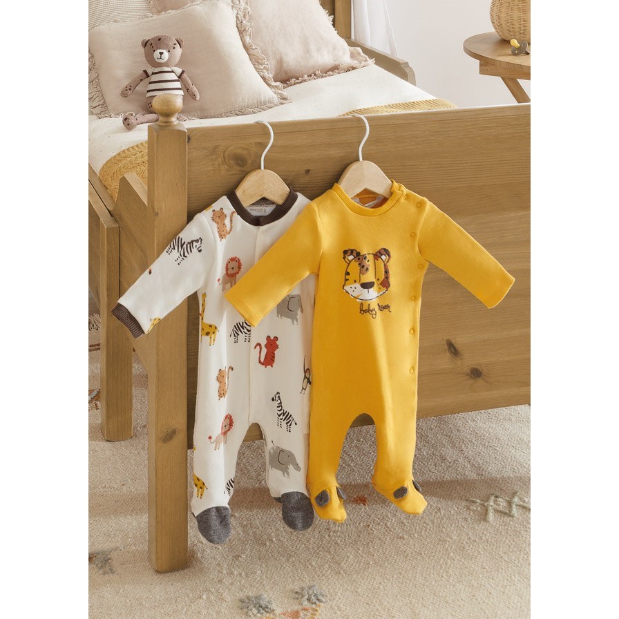 Mayoral Kışlık Erkek Bebek Patikli Tulum 3'lü Set Sarı