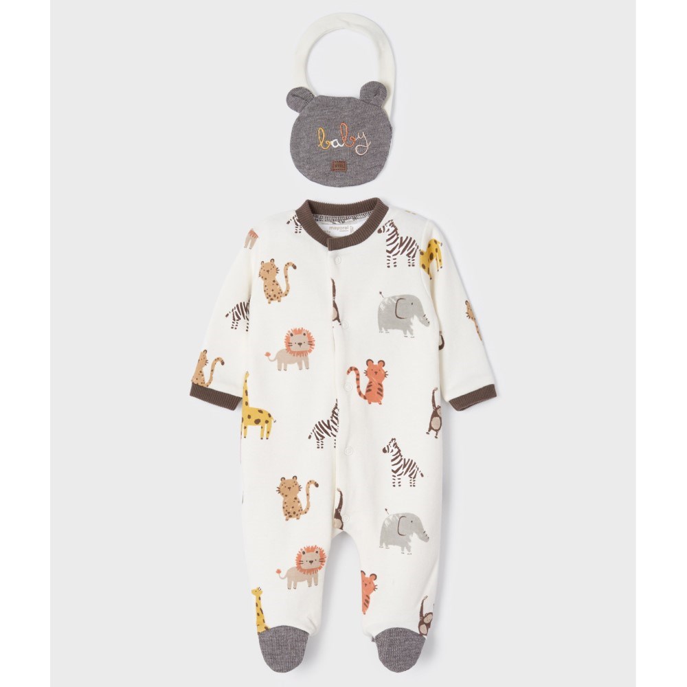 Mayoral Kışlık Erkek Bebek Patikli Tulum 3'lü Set Sarı