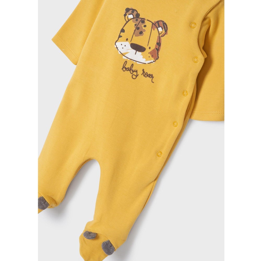 Mayoral Kışlık Erkek Bebek Patikli Tulum 3'lü Set Sarı
