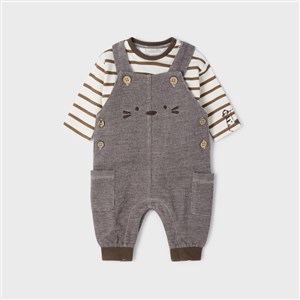 Mayoral Kışlık Erkek Bebek Bluz Salopet Tulum Set