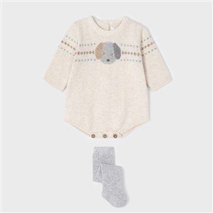 Mayoral Kışlık Erkek Bebek Örme Body Çorap Set