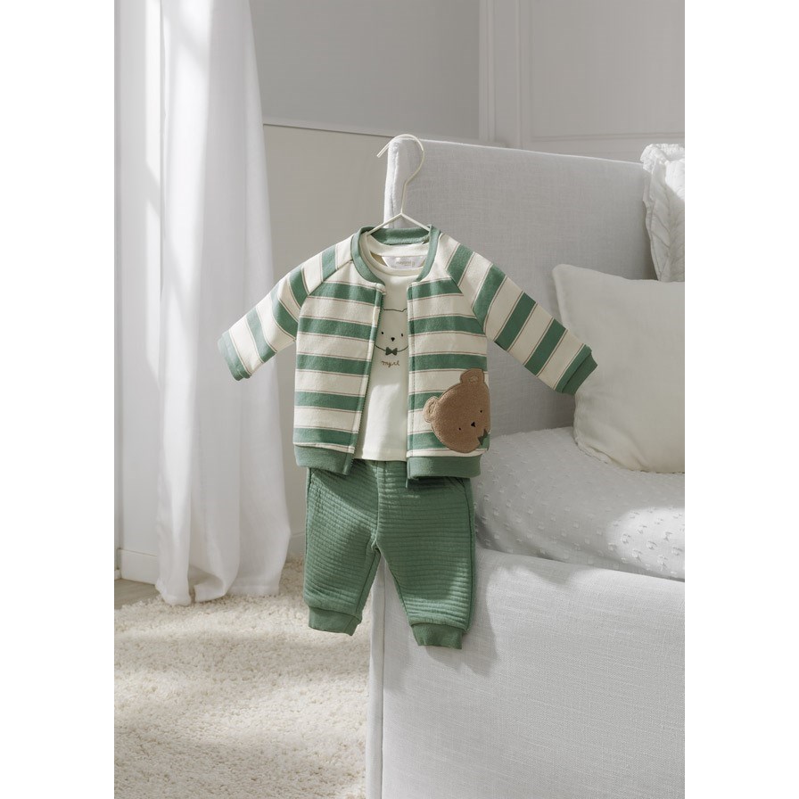 Mayoral Kışlık Erkek Bebek Eşofman 3'lü Set Yeşil