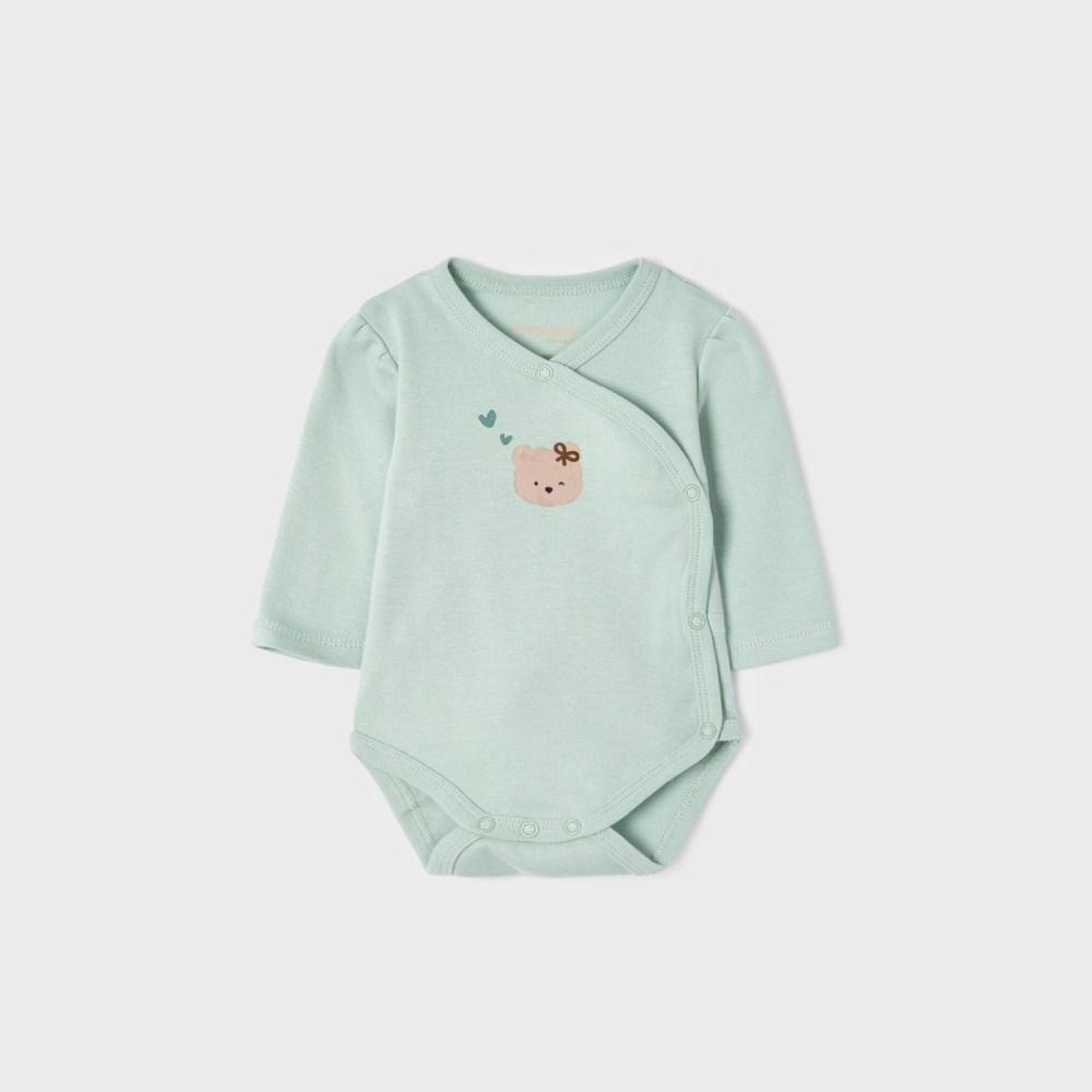 Mayoral Kışlık Kız Bebek Uzun Kollu Body 2'li Set Yeşil