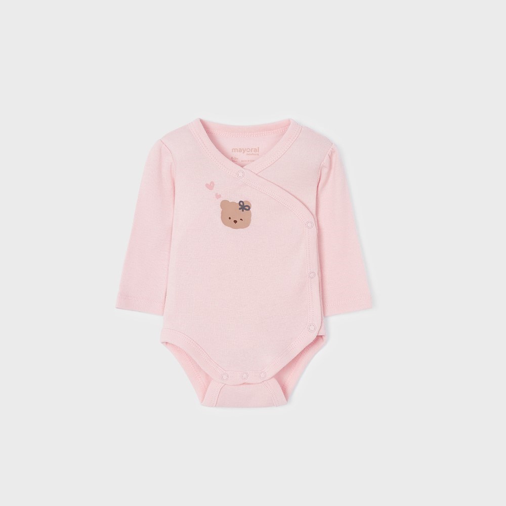 Mayoral Kışlık Kız Bebek Uzun Kollu Body 2'li Set Pembe