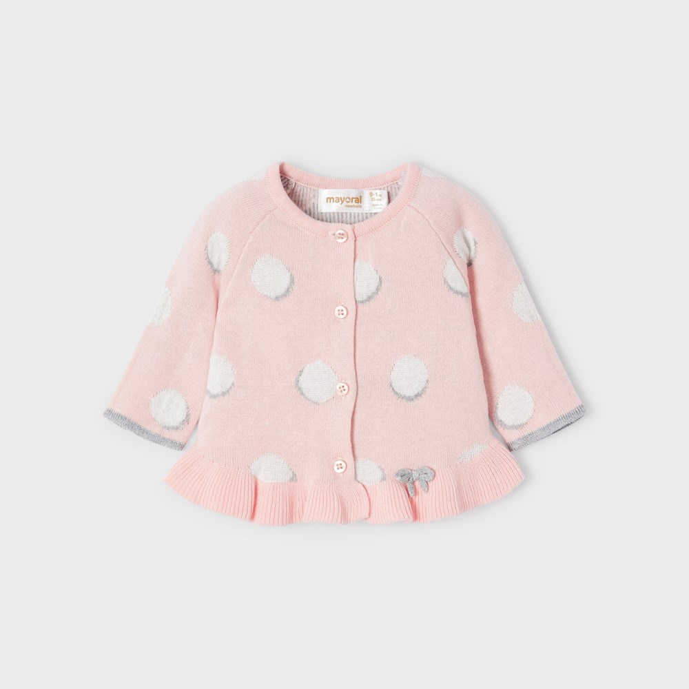 Mayoral Kışlık Kız Bebek Uzun Kol Bluz Eşofman 3'lü Set Pembe
