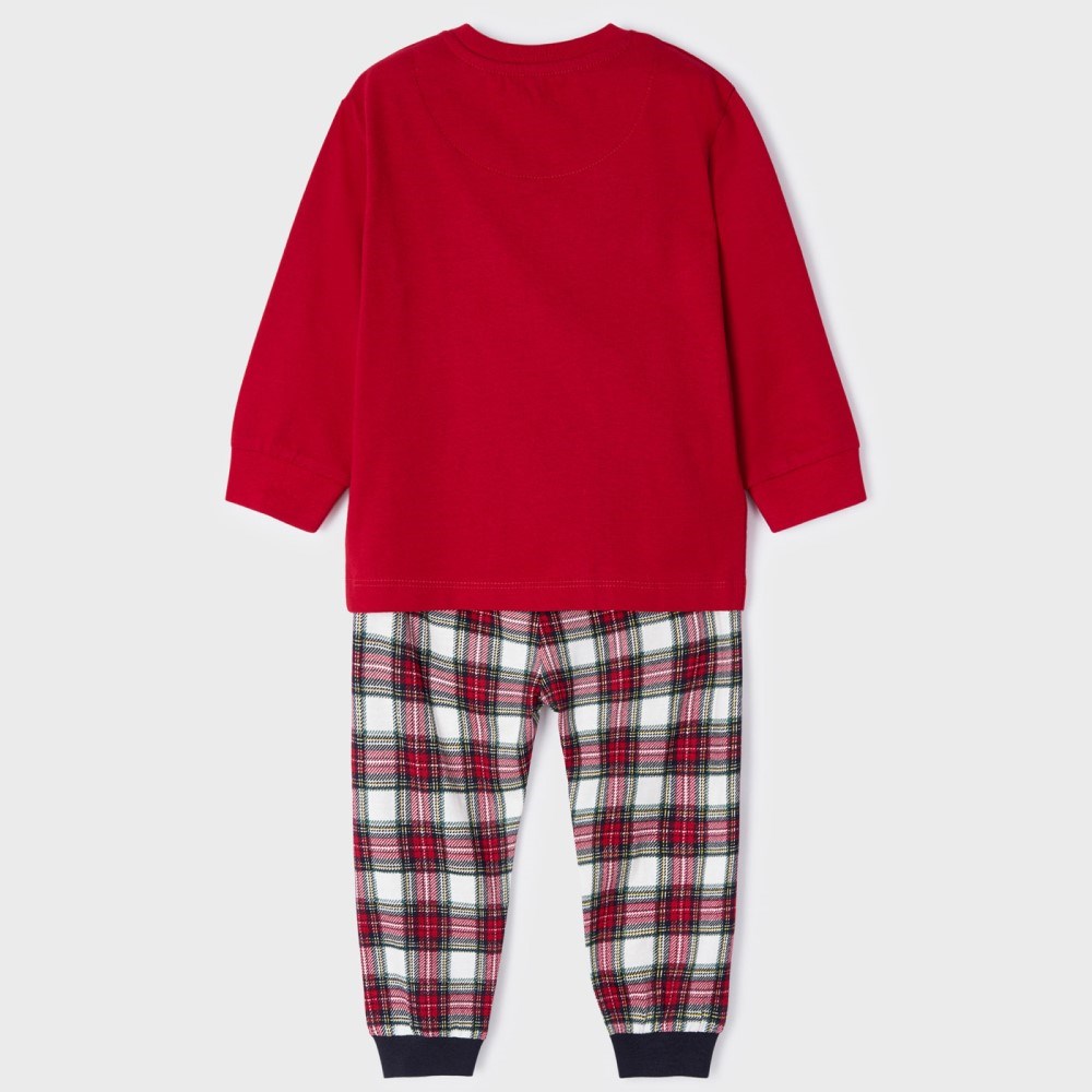Mayoral Kışlık Erkek Bebek Uzun Kol Pijama Kırmızı