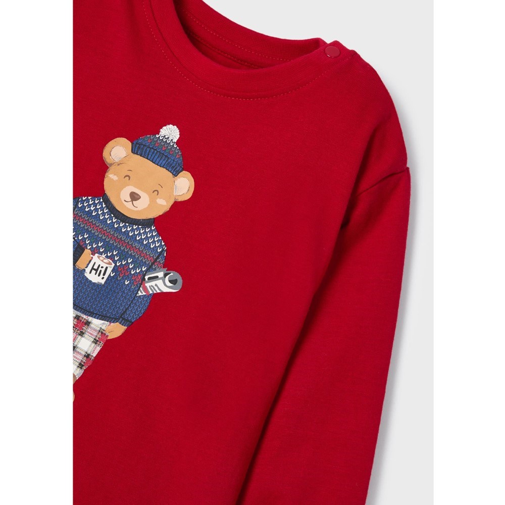 Mayoral Kışlık Erkek Bebek Uzun Kol Pijama Kırmızı