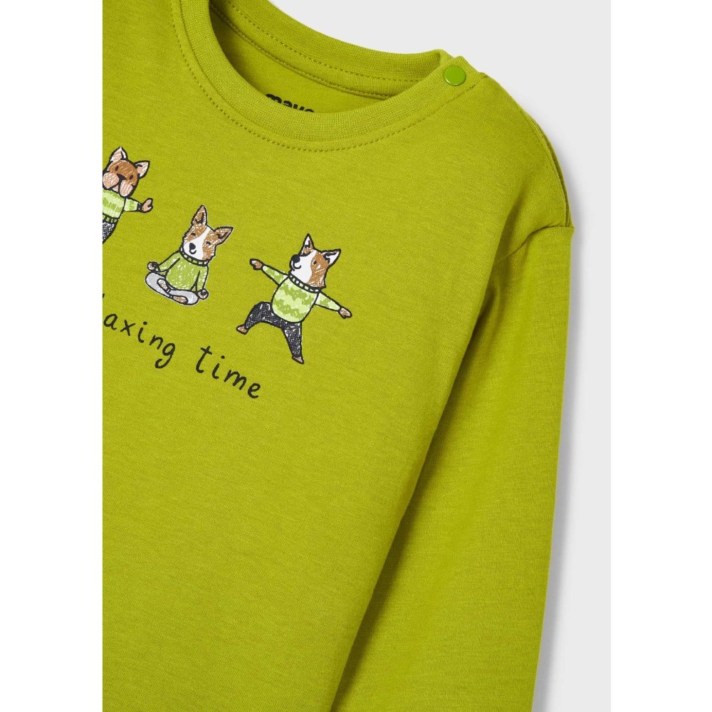 Mayoral Kışlık Erkek Bebek Uzun Kol Pijama Yeşil