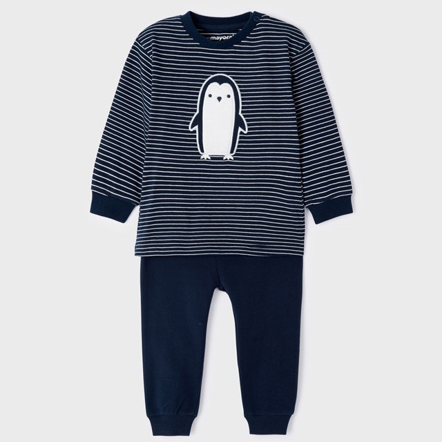Mayoral Kışlık Erkek Bebek Uzun Kol Pijama Koyu Mavi