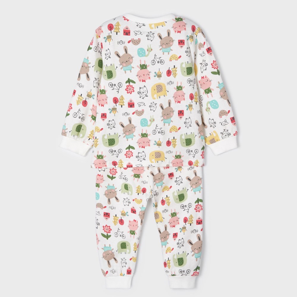 Mayoral Kışlık Kız Bebek Uzun Kol Pijama Yeşil