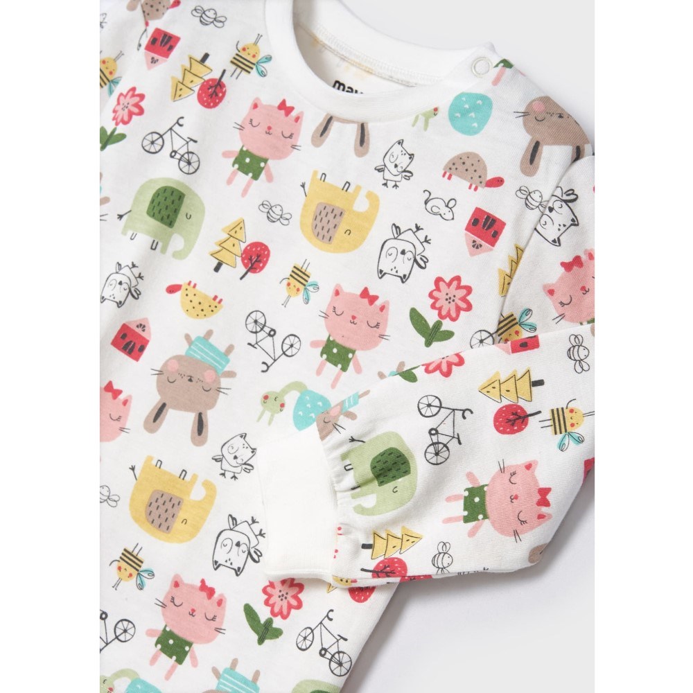 Mayoral Kışlık Kız Bebek Uzun Kol Pijama Yeşil