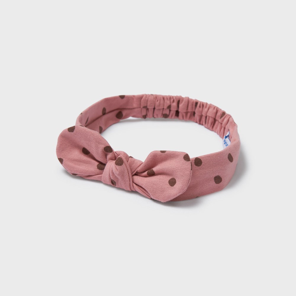 Mayoral Kışlık Kız Bebek Saç Bandı Uzun Kol T-shirt Tayt 3'lü Set Pembe