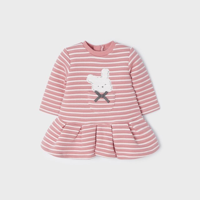 Mayoral Kışlık Kız Bebek Elbise Pembe