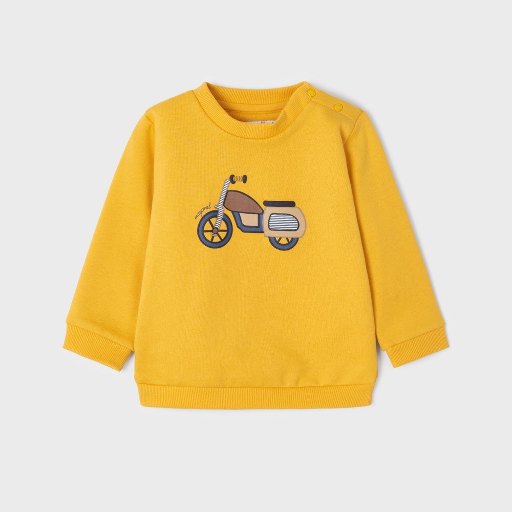 Mayoral Kışlık Erkek Bebek Uzun Kol S-shirt ve Eşofman Üçlü Set Koyu Mavi
