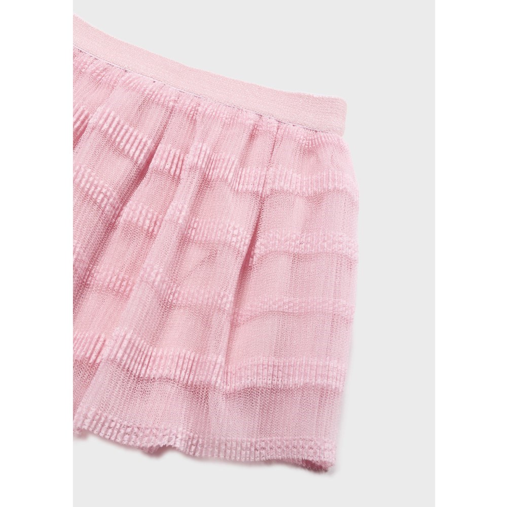Mayoral Kışlık Kız Bebek Tül Etek Pembe