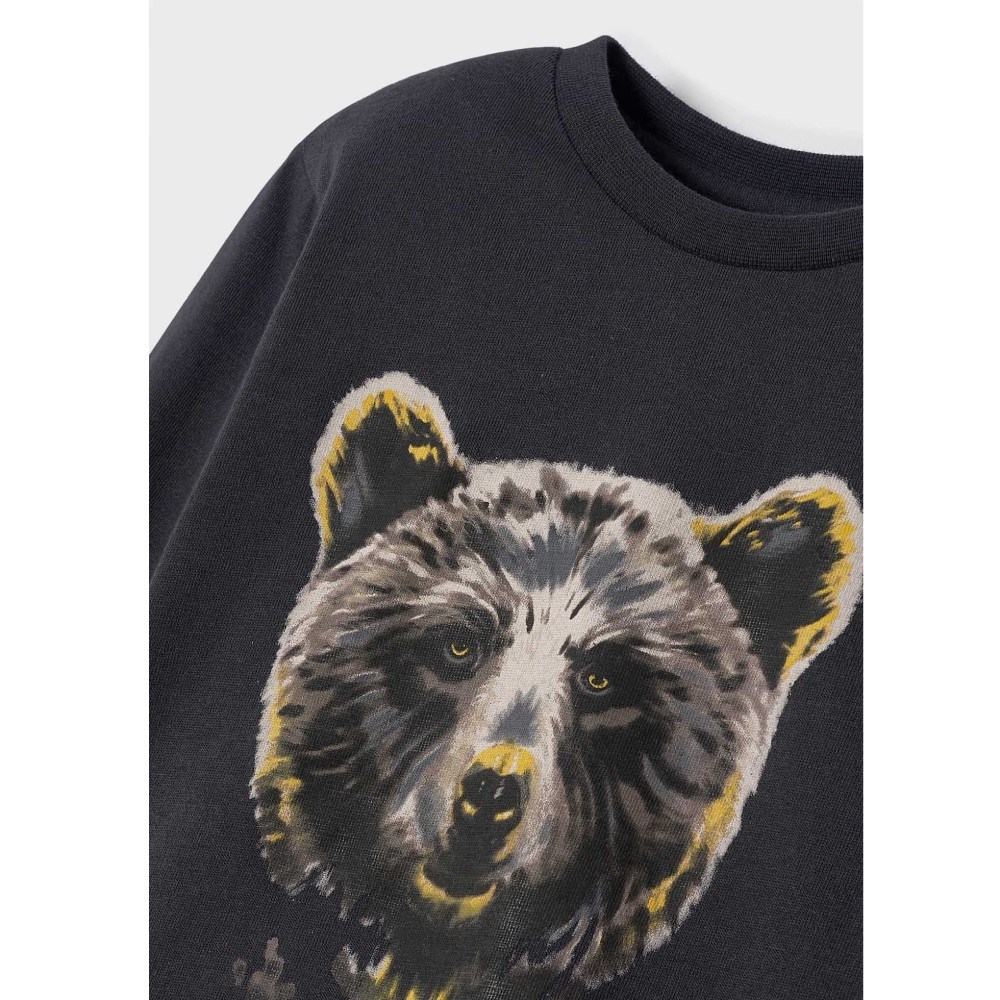 Mayoral Kışlık Erkek Uzun Kol T-shirt Siyah