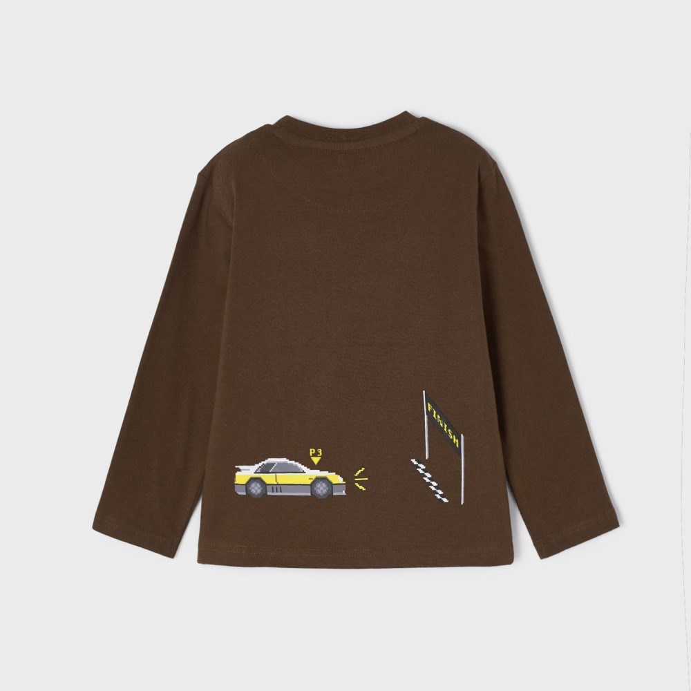 Mayoral Kışlık Erkek Uzun Kol T-shirt Bordo