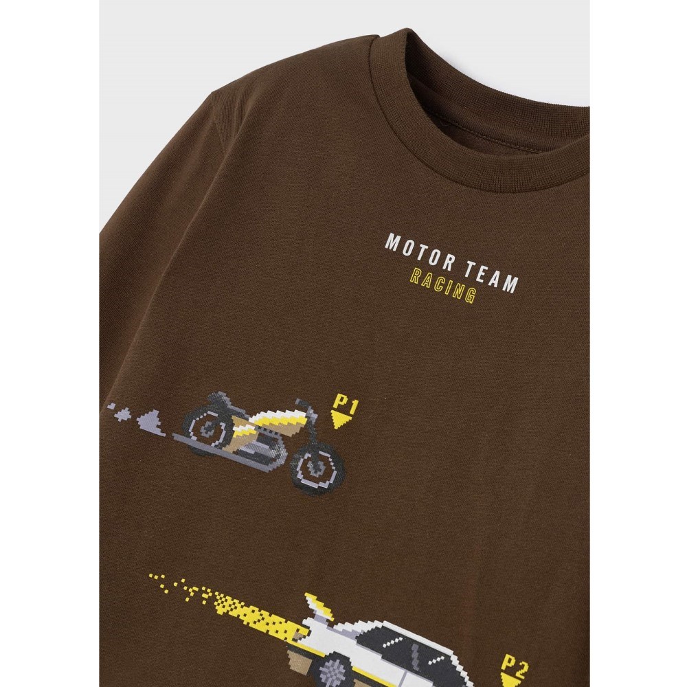 Mayoral Kışlık Erkek Uzun Kol T-shirt Bordo