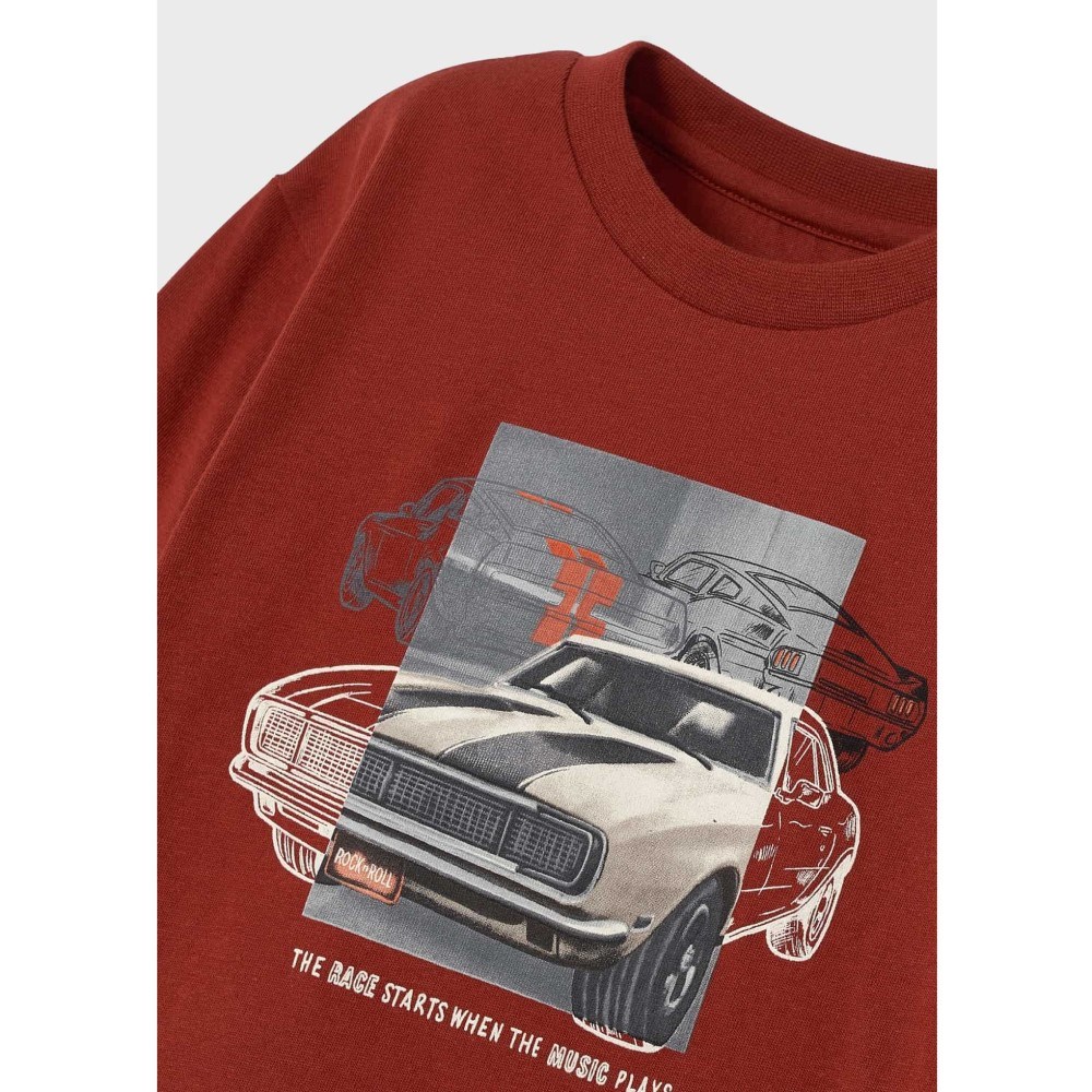 Mayoral Kışlık Erkek Uzun Kol T-shirt Turuncu