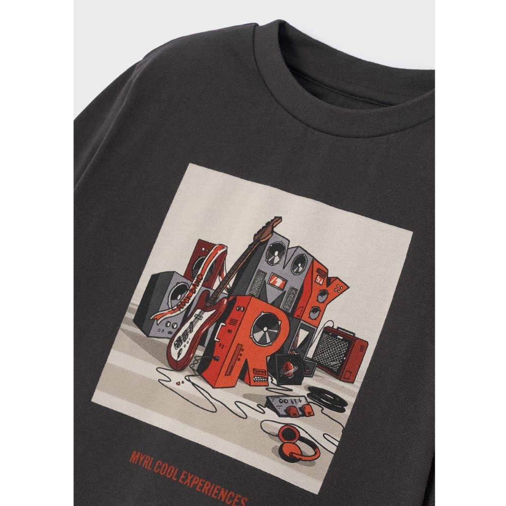 Mayoral Kışlık Erkek Uzun Kol T-shirt Gri