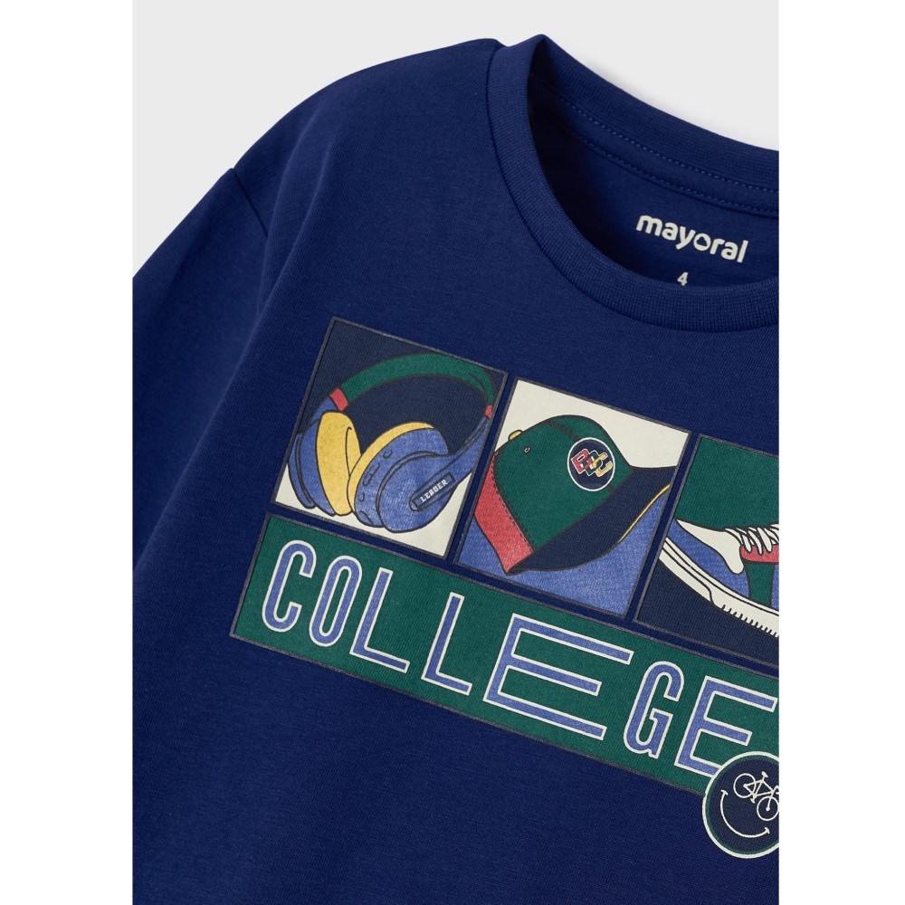 Mayoral Kışlık Erkek Uzun Kol T-shirt Mavi