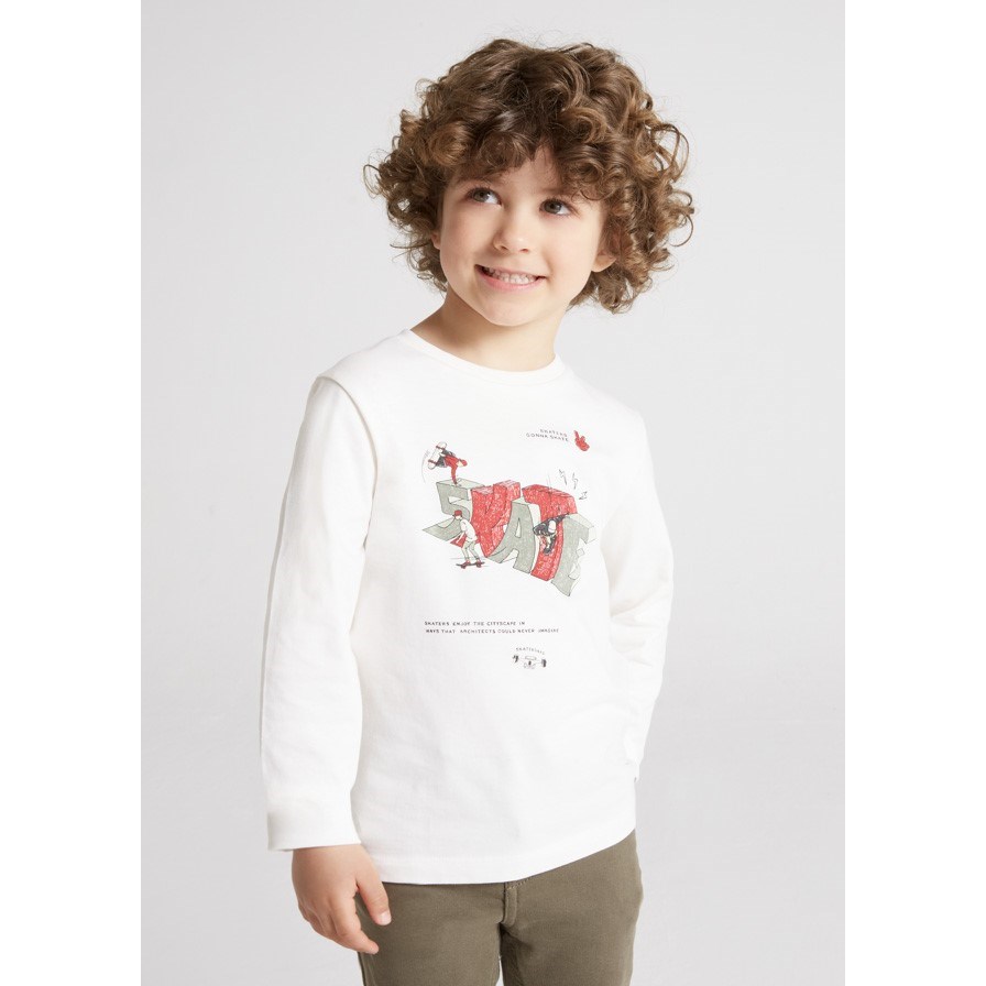 Mayoral Kışlık Erkek Uzun Kol T-shirt 2'li Set Yeşil