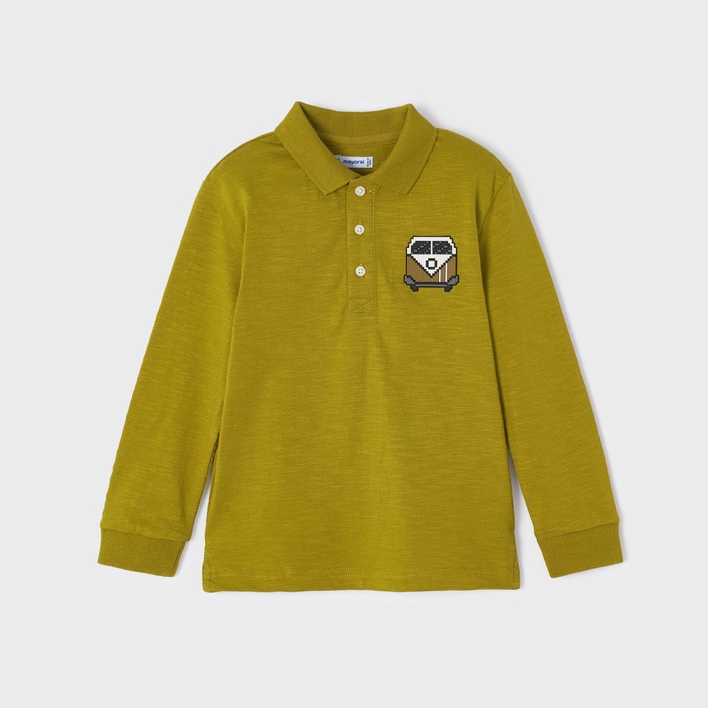 Mayoral Kışlık Erkek Uzun Kol T-shirt Yeşil