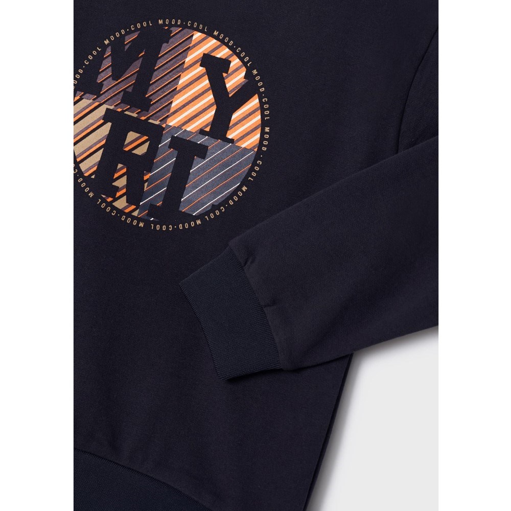 Mayoral Kışlık Erkek Uzun Kol Kapşonlu S-shirt Koyu Mavi