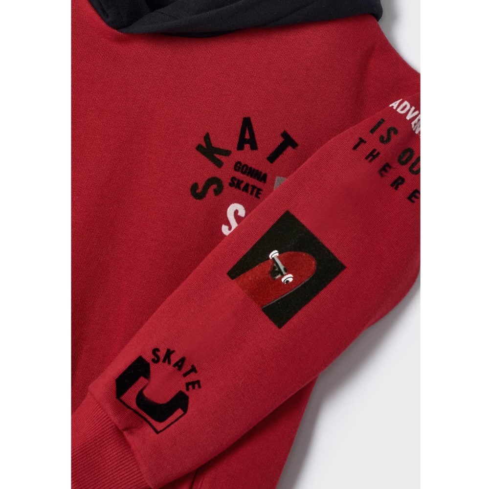 Mayoral Kışlık Erkek Uzun Kol Kapşonlu S-shirt Turuncu