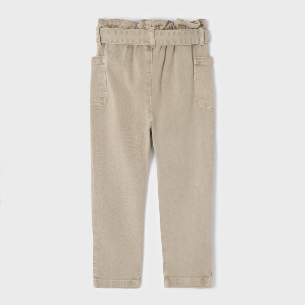 Mayoral Kışlık Kız Denim Pantolon Krem