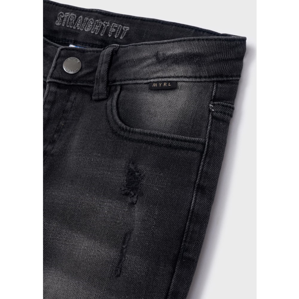 Mayoral Kışlık Erkek Denim Pantolon Siyah