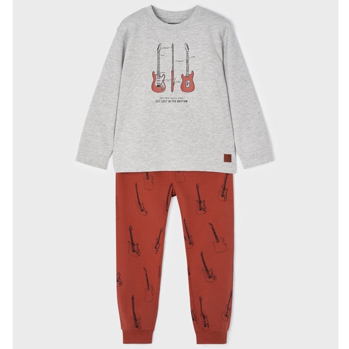 Mayoral Kışlık Erkek Pijama Takım Turuncu